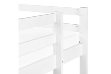 Högsäng med skrivbord Loury - Vit - Products - Möbler - Barnmöbler - Barnsäng & juniorsäng - Loftsäng barn