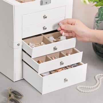 Jade smyckeskrin - Vit - Vit - Products - Möbler - Barnmöbler - Förvaring barnrum - Smyckeskrin barn