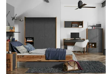 Rathmore Möbelset För Barnrum - Grå - Products - Möbler - Barnmöbler - Barnmöbelset