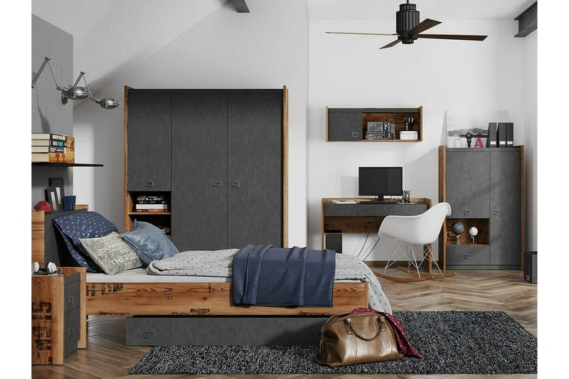 Rathmore Möbelset För Barnrum - Grå - Products - Möbler - Barnmöbler - Barnmöbelset