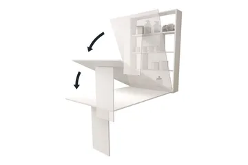 Abi Matbord Vägghängt 130 cm Rektangulär - Beige - Products - Möbler - Bord & matgrupp - Matbord & köksbord