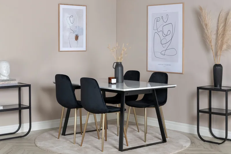 Admira Matgrupp 140 cm + 4 Pontus Matstolar - Products - Möbler - Bord & matgrupp - Matgrupp