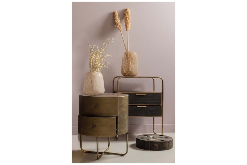 Astranna Sängbord 39 cm - Antik Mässing - Products - Möbler - Bord & matgrupp - Avlastningsbord & sidobord - Sängbord & nattduksbord