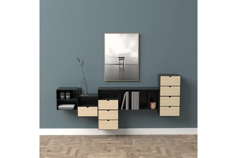 Belleuve Sängbord 25 cm - Svart - Products - Möbler - Bord & matgrupp - Avlastningsbord & sidobord - Sängbord & nattduksbord