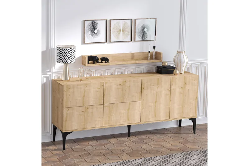 Cerreta Konsollbord 180 cm - Blå/Natur - Products - Möbler - Bord & matgrupp - Avlastningsbord & sidobord - Konsolbord & hallbord