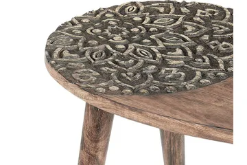 Daylinn Satsbord 54 cm - Mörkt trä/Guld - Products - Möbler - Bord & matgrupp - Avlastningsbord & sidobord - Satsbord