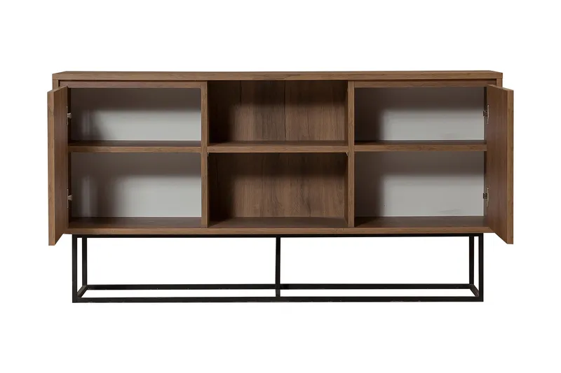 Gawlow Konsollbord 140 cm - Mörkbrun/Svart - Products - Möbler - Bord & matgrupp - Avlastningsbord & sidobord - Konsolbord & hallbord