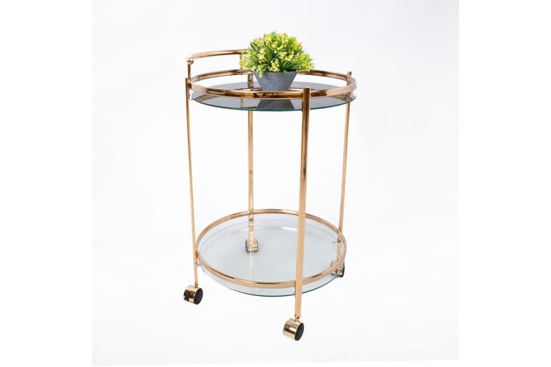 Genova Serveringsbord 80x42x80 cm Ljusbrun - Products - Möbler - Bord & matgrupp - Avlastningsbord & sidobord - Brickbord & småbord