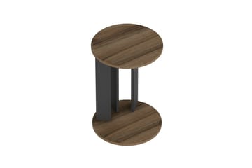 Haelyn Sidobord 34 cm - Valnöt/Antracit - Products - Möbler - Bord & matgrupp - Avlastningsbord & sidobord - Brickbord & småbord