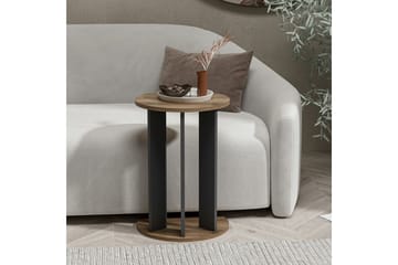 Haelyn Sidobord 34 cm - Valnöt/Antracit - Products - Möbler - Bord & matgrupp - Avlastningsbord & sidobord - Brickbord & småbord