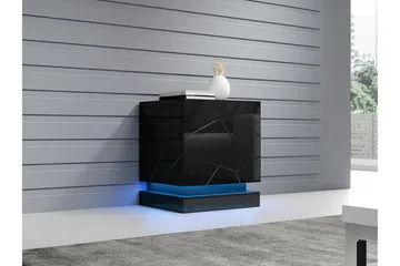 Juniskär Sängbord 46 cm - Svart - Products - Möbler - Bord & matgrupp - Avlastningsbord & sidobord - Sängbord & nattduksbord