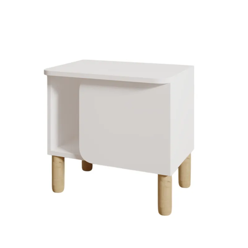 Relento Nattduksbord 50x48,6x30 cm, Vit