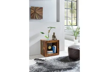 Sido bord Wohnling Massivt återvunnet trä Kolkutta kube Industriell - Products - Möbler - Bord & matgrupp - Avlastningsbord & sidobord - Brickbord & småbord