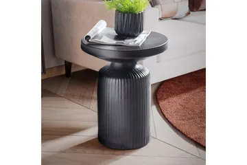 Sido bord Wohnling Metall Rund 40 cm Svart Hamrad Look Industriell - Products - Möbler - Bord & matgrupp - Avlastningsbord & sidobord - Brickbord & småbord