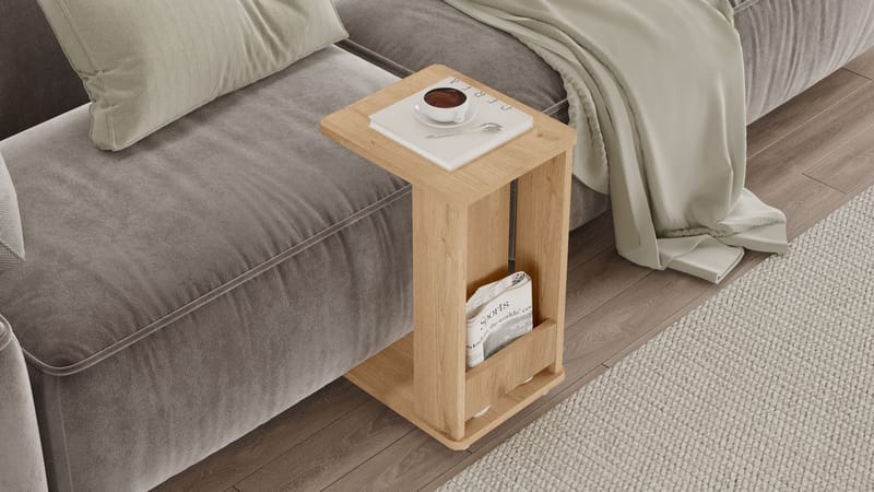 Solven Sidobord 32x42x55 cm - Ek - Products - Möbler - Bord & matgrupp - Avlastningsbord & sidobord - Brickbord & småbord