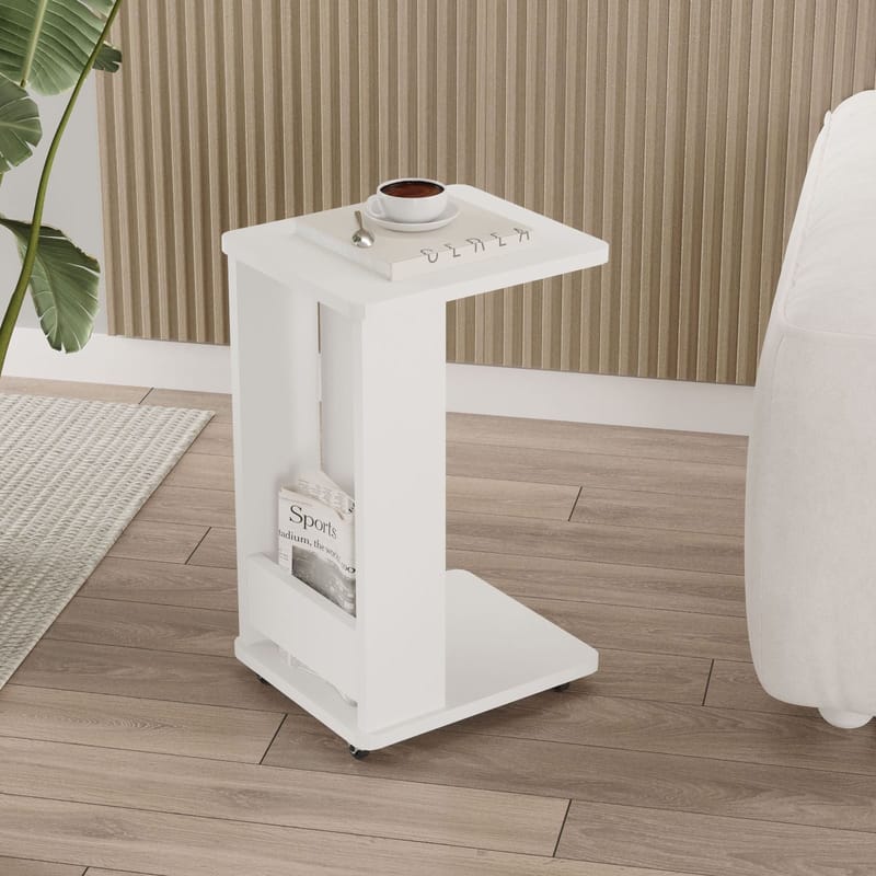 Solven Sidobord 32x42x55 cm - Vit - Products - Möbler - Bord & matgrupp - Avlastningsbord & sidobord - Brickbord & småbord