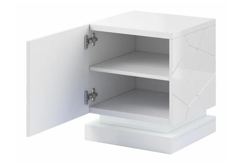 Strontian Sängbord 46 cm Scandinavian Choice White - Products - Möbler - Bord & matgrupp - Avlastningsbord & sidobord - Sängbord & nattduksbord