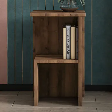 Tunel Nattduksbord 29,6x50x29,6 cm - antik valnöt - Products - Möbler - Bord & matgrupp - Avlastningsbord & sidobord - Sängbord & nattduksbord