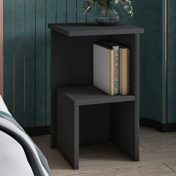 Tunel Nattduksbord 29,6x50x29,6 cm - Antracit - Products - Möbler - Bord & matgrupp - Avlastningsbord & sidobord - Sängbord & nattduksbord