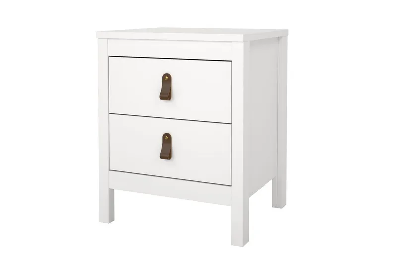 Vallvidera Sängbord 44 cm, Vit