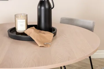 Bianca Matgrupp 110 cm Rund med 4 Kenth stolar - Svart - Products - Möbler - Bord & matgrupp - Matgrupp