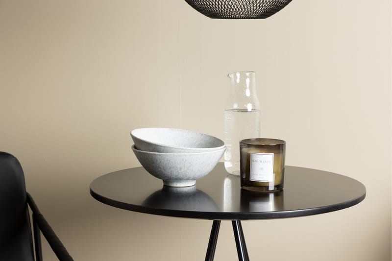 Bistro Matgrupp 60 cm Rund med 2 Tvista stolar - Svart - Products - Möbler - Bord & matgrupp - Matgrupp