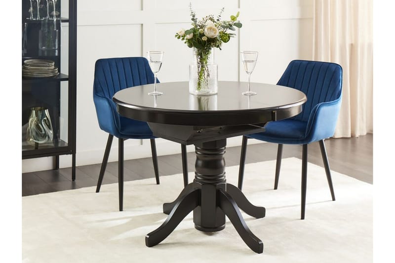 Cinnamon Matbord 106x74 cm Rund - Svart - Products - Möbler - Bord & matgrupp - Matbord & köksbord