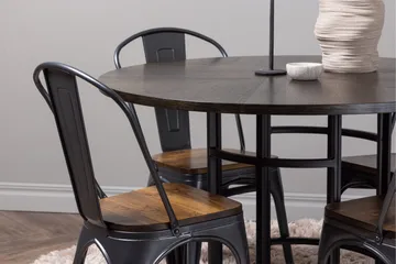 Copenhagen Matgrupp 115 cm Rund med 4 Tempe stolar - Mocca - Products - Möbler - Bord & matgrupp - Matgrupp