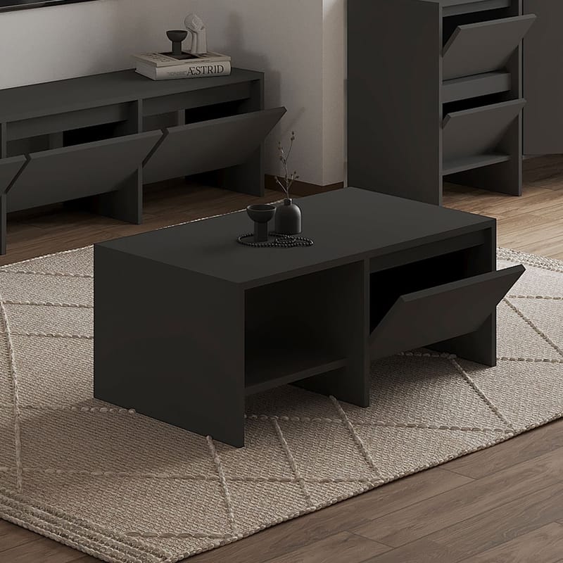 Crala Soffbord 90x35x45 cm - Antracit - Products - Möbler - Bord & matgrupp - Soffbord