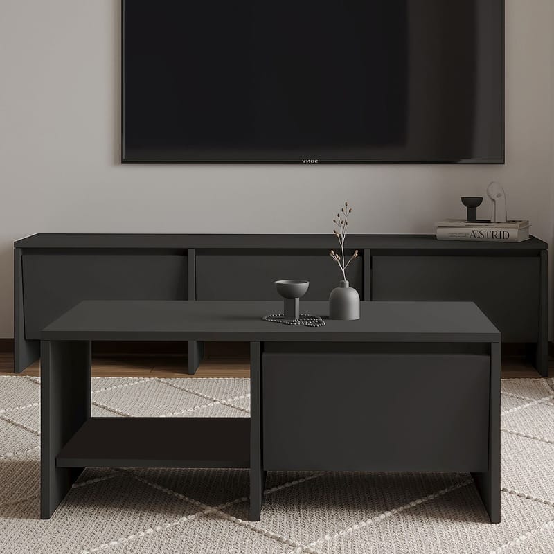 Crala Soffbord 90x35x45 cm - Antracit - Products - Möbler - Bord & matgrupp - Soffbord