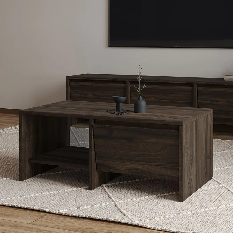 Crala Soffbord 90x35x45 cm - Valnöt - Products - Möbler - Bord & matgrupp - Soffbord