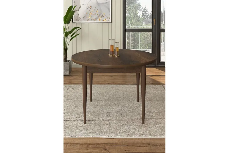 Farefax Matbord 90 cm Rund - Brun - Products - Möbler - Bord & matgrupp - Matbord & köksbord