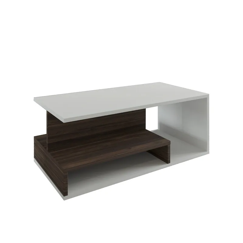 Fenlo Soffbord 90x35x44,8 cm - Vit valnöt - Products - Möbler - Bord & matgrupp - Soffbord