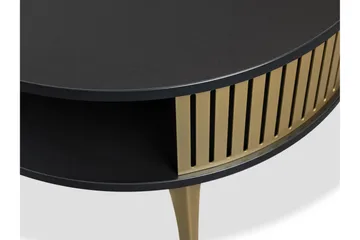 Galia Soffbord 75 cm - Guld/Svart - Products - Möbler - Bord & matgrupp - Soffbord