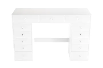 Glow Stort sminkbord utan spegel - Förvaring med lådor 120 cm - Vit - Products - Möbler - Bord & matgrupp - Sminkbord & toalettbord