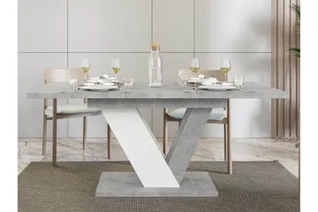 Harumi Matbord 120 cm Rektangulär - Grå/Vit - Products - Möbler - Bord & matgrupp - Matbord & köksbord