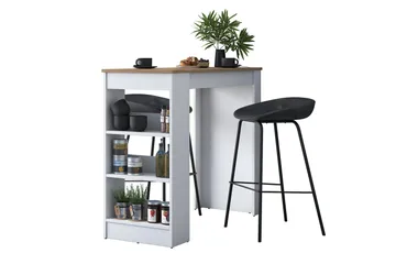 Iwao Barbord 50x120 cm Brun/Vit - Hanah Home - Products - Möbler - Bord & matgrupp - Barbord & ståbord