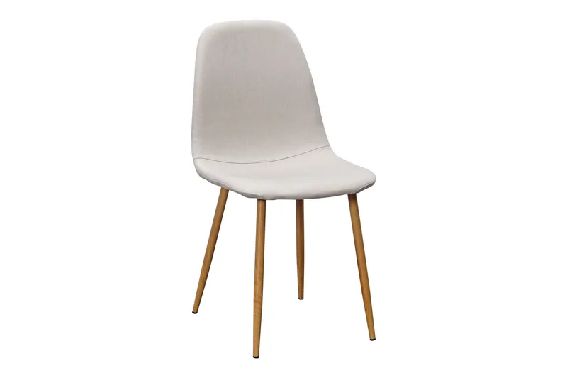 Jasmin Förlängningsbart Matbord 180 cm +  6 st Nibe stol beige med ek ben - Vit/Beige - Products - Möbler - Bord & matgrupp - Matgrupp