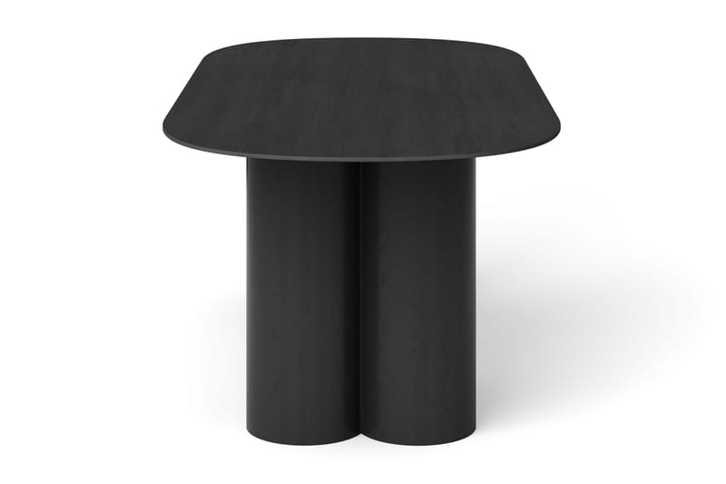 Juno Matbord Oval 220x100 cm Fanér - Svart - Products - Möbler - Bord & matgrupp - Matbord & köksbord