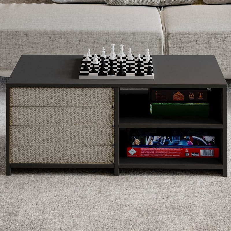 Kavon Soffbordsset 90x44,1x45 cm - Antracit - Products - Möbler - Bord & matgrupp - Soffbord