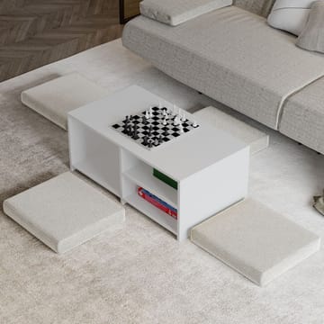 Kavon Soffbordsset 90x44,1x45 cm - Vit - Products - Möbler - Bord & matgrupp - Soffbord