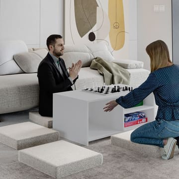 Kavon Soffbordsset 90x44,1x45 cm - Vit - Products - Möbler - Bord & matgrupp - Soffbord