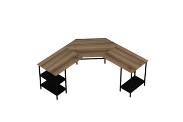 Naina Skrivbord 180 cm - Brun - Products - Möbler - Bord & matgrupp - Kontorsbord - Datorbord