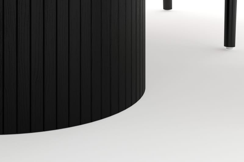 Kopparbo Matgrupp 150 cm Rund med 6 Dastoori Matstolar - Svart - Products - Möbler - Bord & matgrupp - Matgrupp