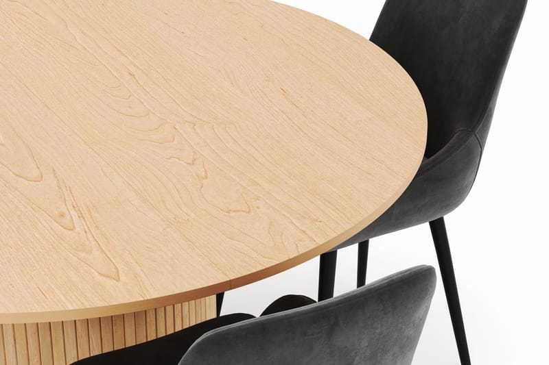 Kopparbo Rund Matgrupp 130-150 cm 4 Alsarp Matstolar - Natural - Products - Möbler - Bord & matgrupp - Matgrupp
