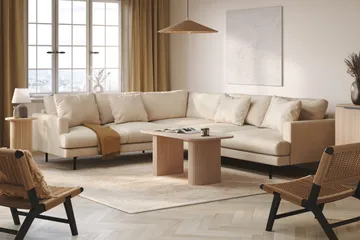 Kopparbo Soffbord 120 cm Vitlaserad Ek - Products - Möbler - Bord & matgrupp - Soffbord