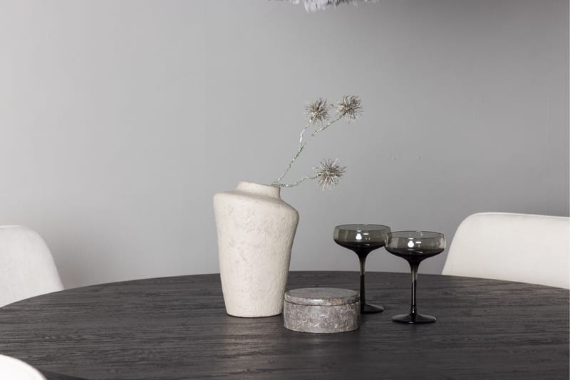 Lanzo Matgrupp 120 cm Rund med 4 Rosie stolar - Beige - Products - Möbler - Bord & matgrupp - Matgrupp