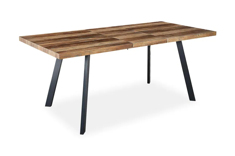 Marcelen Matbord Förlängningsbart med 4 Gemmiano Stolar - Brun - Products - Möbler - Bord & matgrupp - Matgrupp