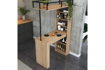 Matbord Beloumont Valnöt / Svart - Svart/Mörkbrun - Products - Möbler - Bord & matgrupp - Matbord & köksbord