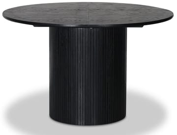 Nova förlängningsbart runt matbord Ø115-160 cm - Svartbetsad ek - Svartbetsad Ek - Products - Möbler - Bord & matgrupp - Matbord & köksbord